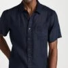 Vince Linen Short Sleeve Shirt -Shopbop vince5195214121 1675206475342 2 0. UX357 QL90