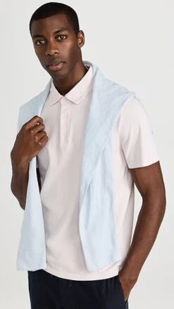 Vince Garment Dye Polo