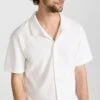 Vince Varigated Jacquard Short Sleeve Button Down -Shopbop vince519591a924 1677789802003 2 0. UX357 QL90