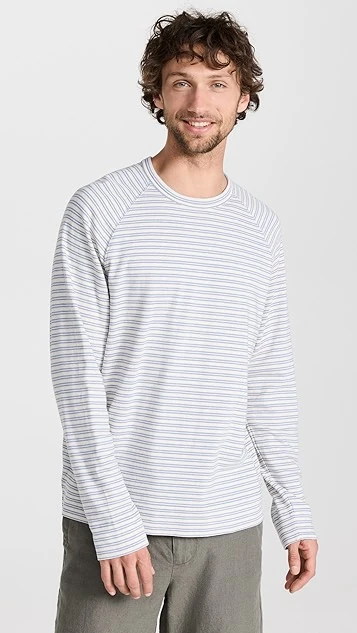Vince Stripe Gauzy Crew Tee 9 Vince Stripe Gauzy Crew Tee - Image 7