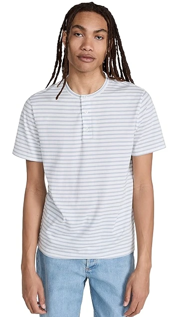 Vince Nep Stripe Henley Tee 9 Vince Nep Stripe Henley Tee - Image 7