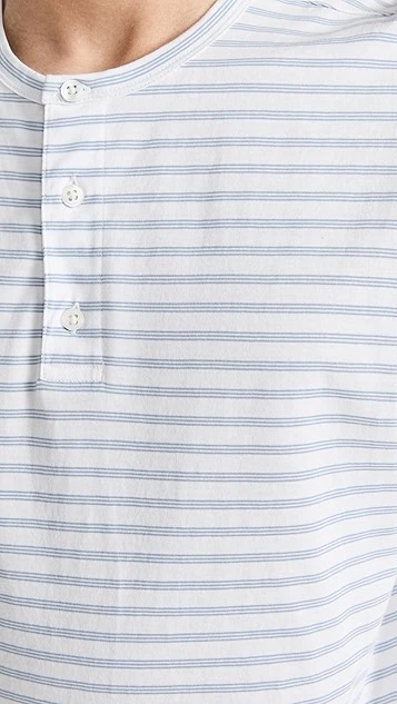 Vince Nep Stripe Henley Tee 7 Vince Nep Stripe Henley Tee - Image 5