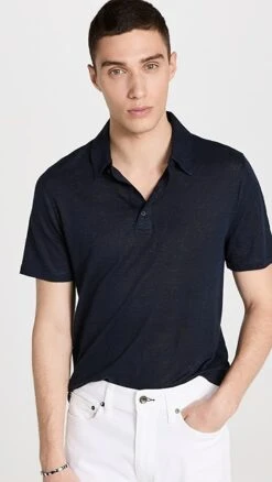 Vince Linen Polo
