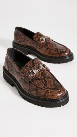 Vinny's Le Club Lug Sole Snaffle Loafers