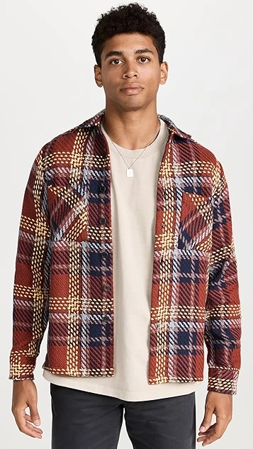Wax London Union Check Whiting Overshirt 9 Wax London Union Check Whiting Overshirt - Image 7