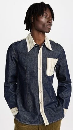 Wales Bonner Miles Denim Shirt