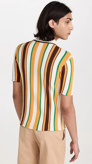 Wales Bonner Optimist Polo Shirt 4 Wales Bonner Optimist Polo Shirt - Image 2