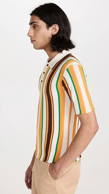 Wales Bonner Optimist Polo Shirt 5 Wales Bonner Optimist Polo Shirt - Image 3