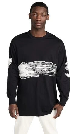 Y-3 Y-3 Graphic Logo Long Sleeve Tee -Shopbop ythre311731071b 1675895252742 2 0. UX357 QL90